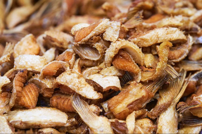 What about dehydrated salmon skin