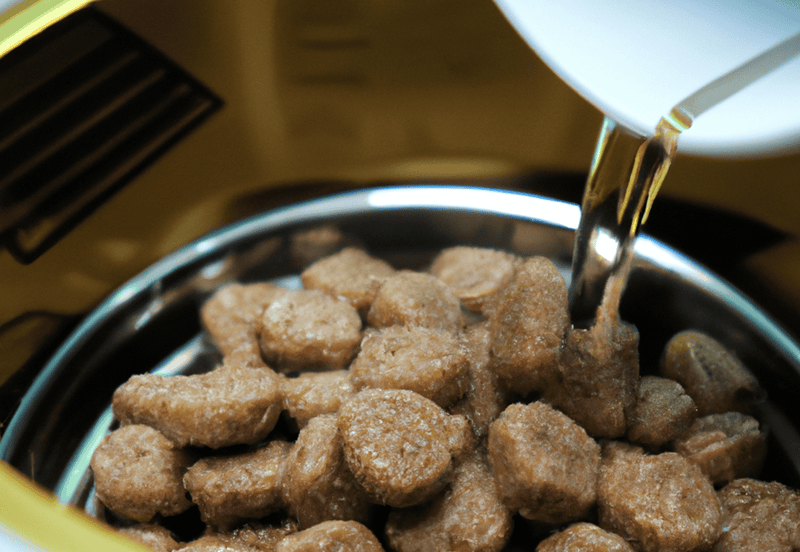 flaxseed oil into their food
