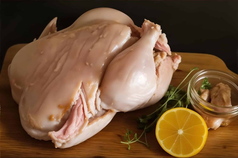 unseasoned turkey meat