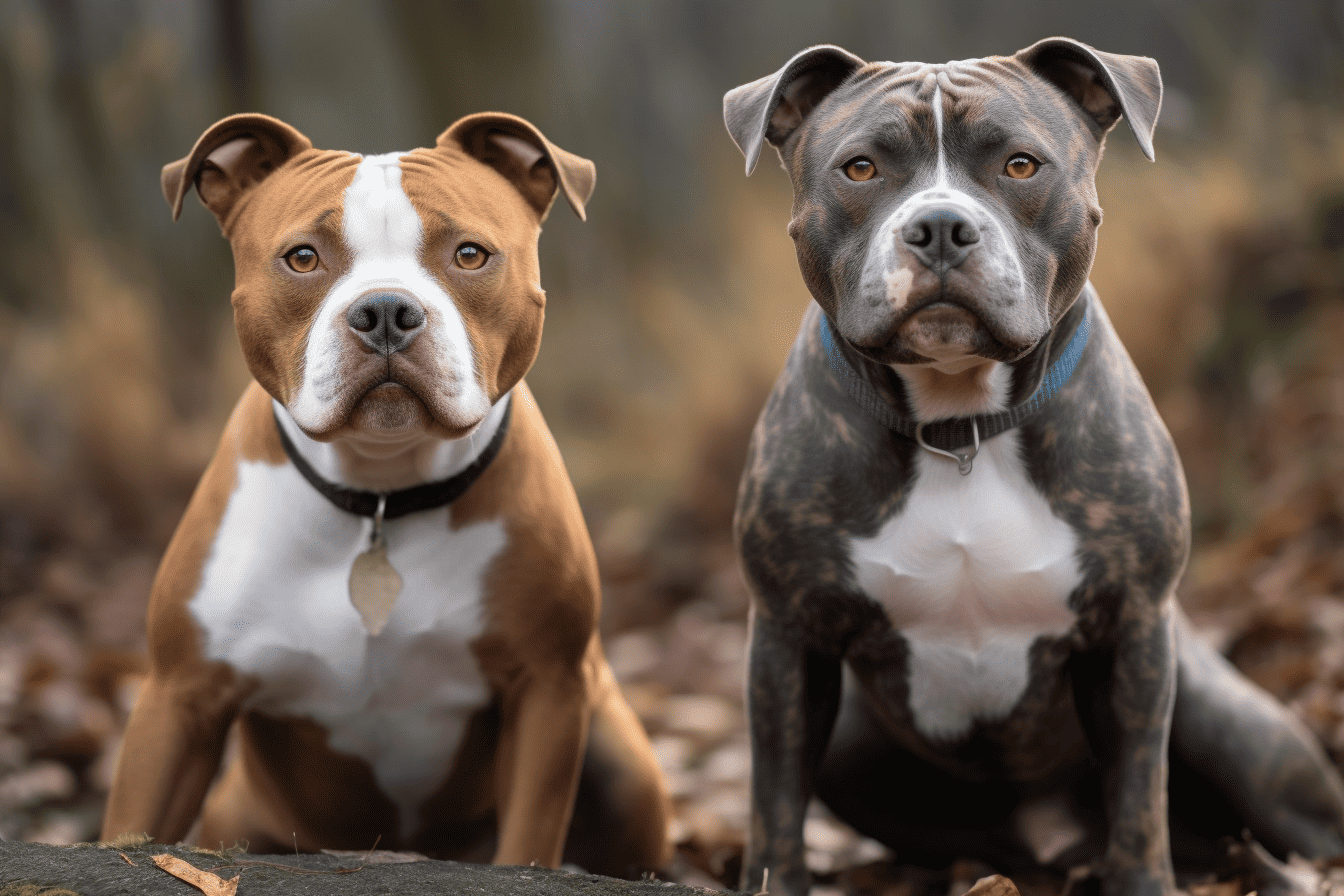 Adorable pitbulls ready for adoption or pet care services.