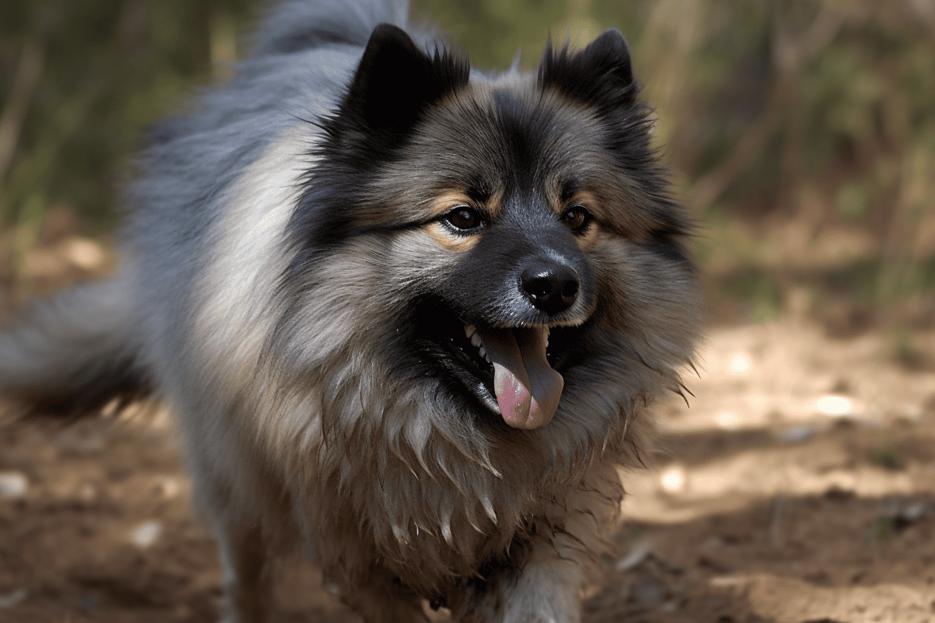 Happy dog enjoying outdoor playtime, happy and energetic pet for outdoor adventures.