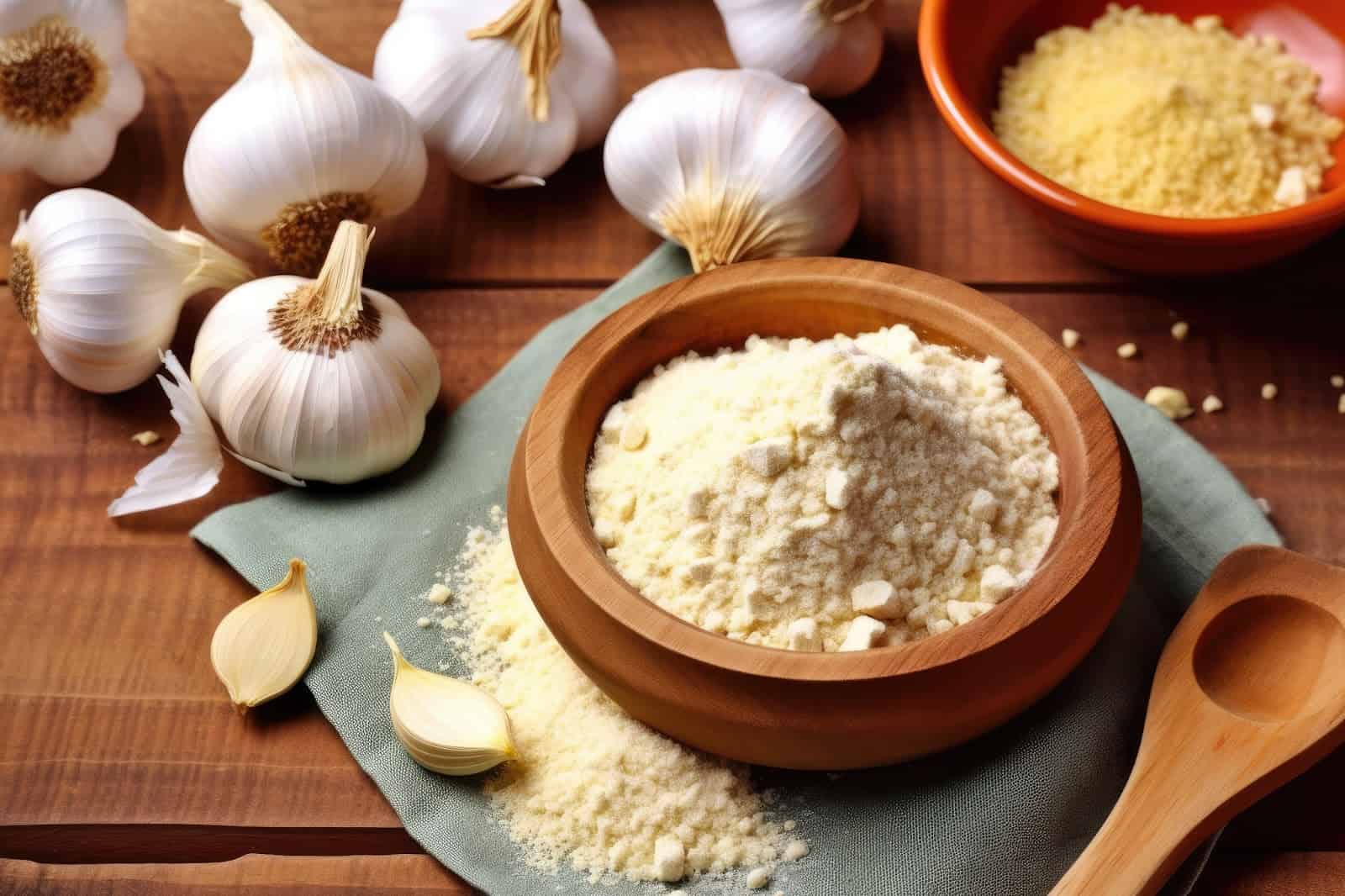 Savory garlic powder suitable for dog nutrition, health benefits, and homemade dog food recipes.