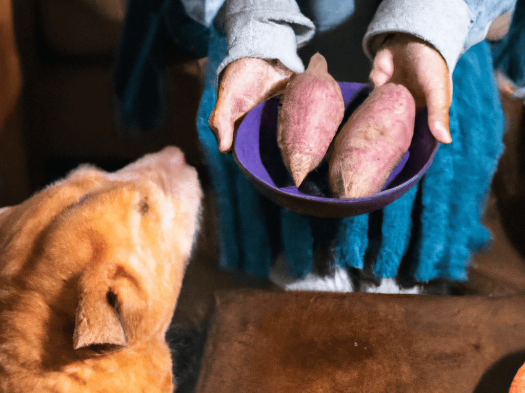 Healthy dog treats made with sweet potatoes for pet wellness.