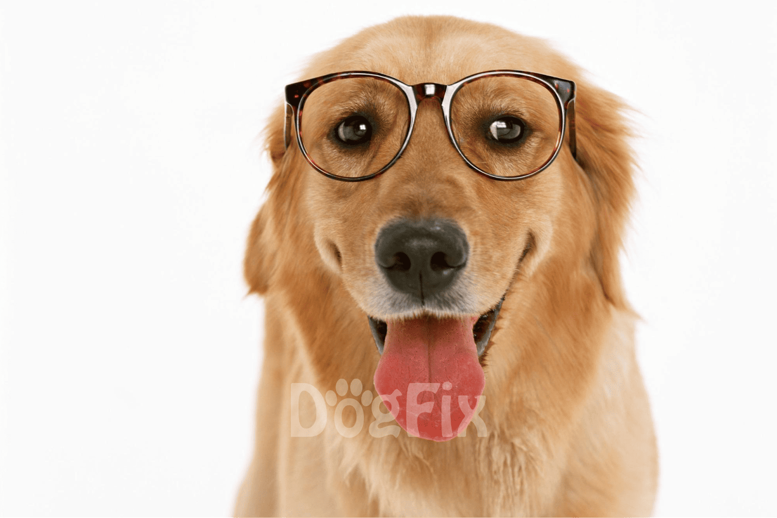 Dog wearing stylish glasses for a cute look, perfect for pet fashion and accessories.