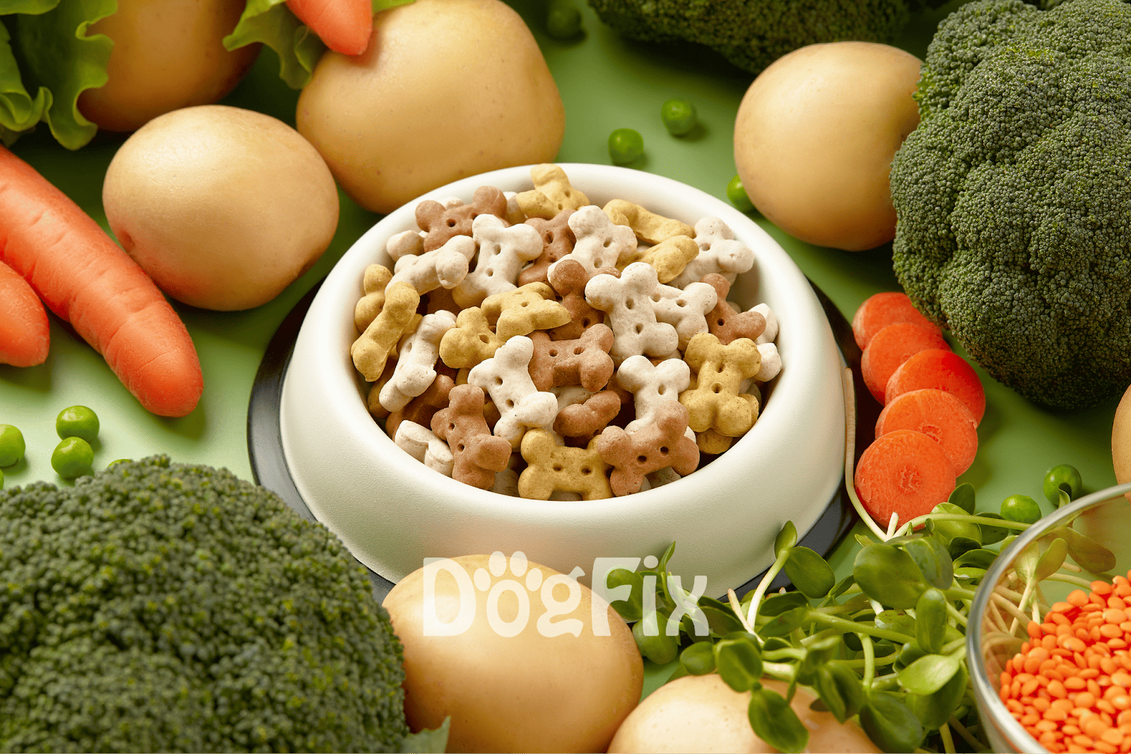 Dog food with nutritious ingredients for optimal canine health and wellness.
