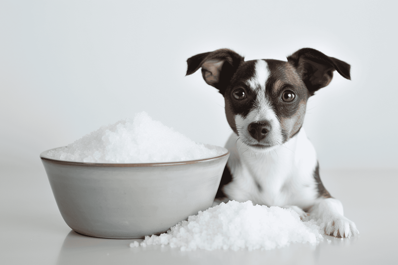 Salt Dog Toy plush dog toy for chewing and play, soft and durable fabric, safe for all breeds.