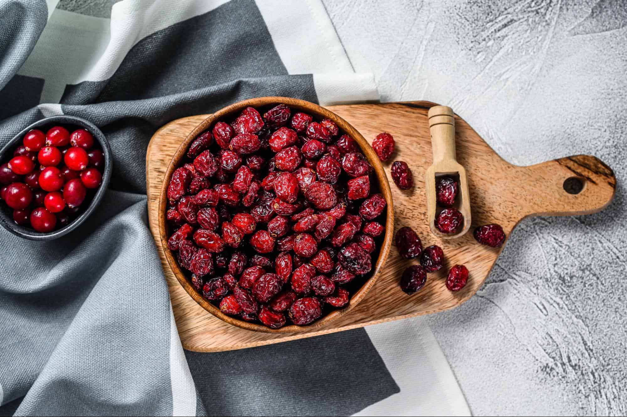 Dried cranberries – a safe snack for my fur friend