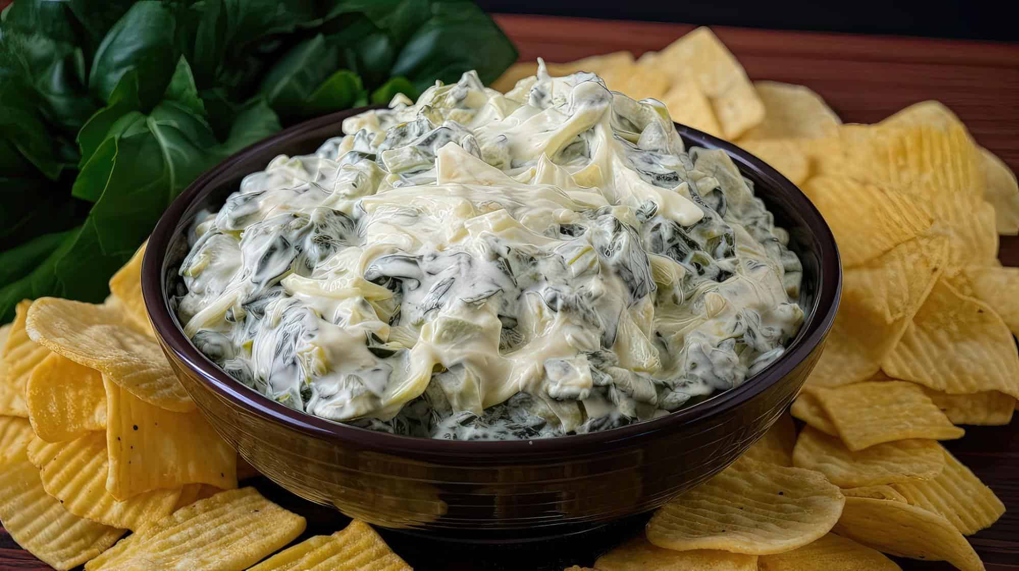 Close-up of creamy cheese spread with smooth texture and swirled appearance.