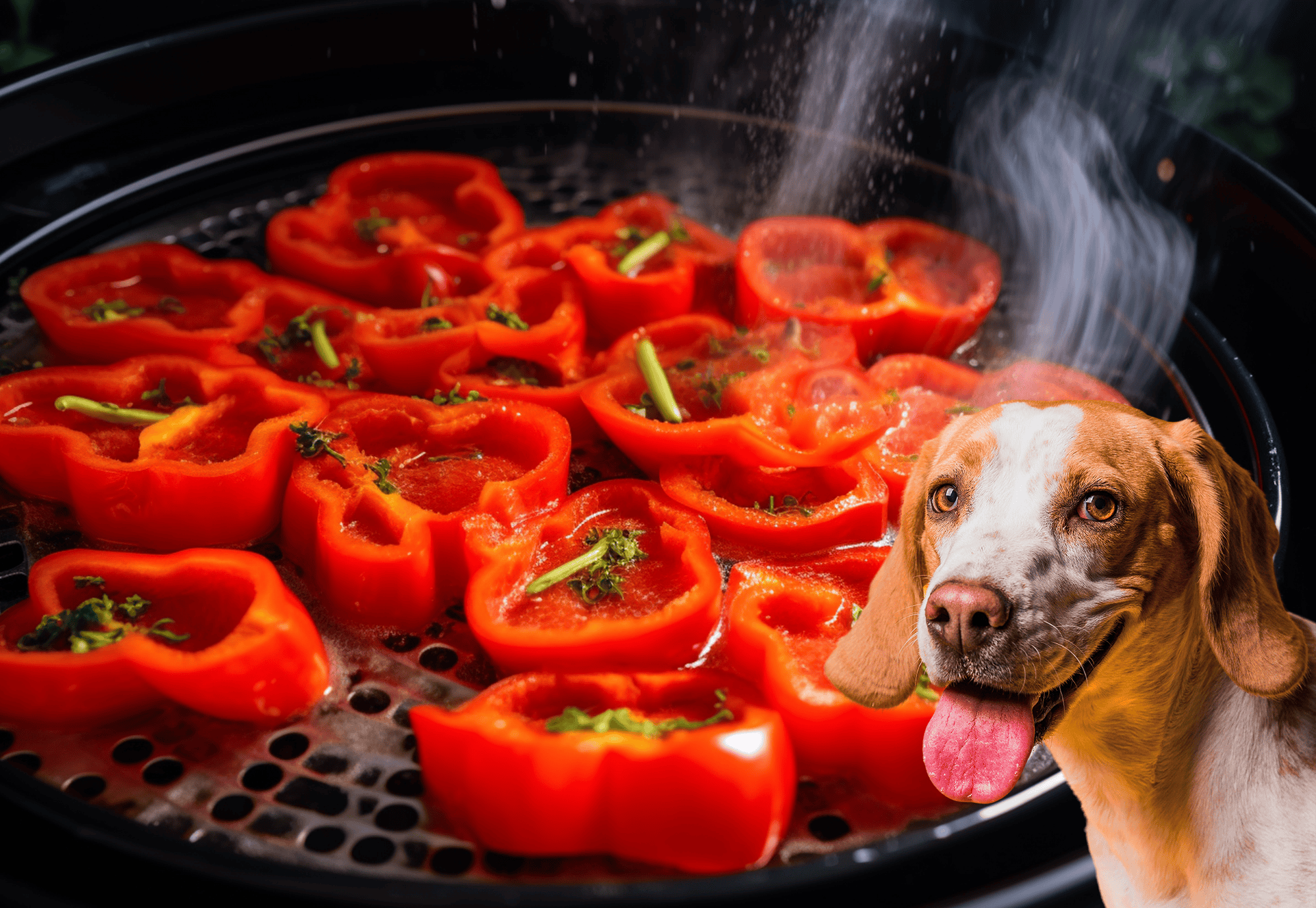 Healthy dog-friendly vegetable treats for pets.