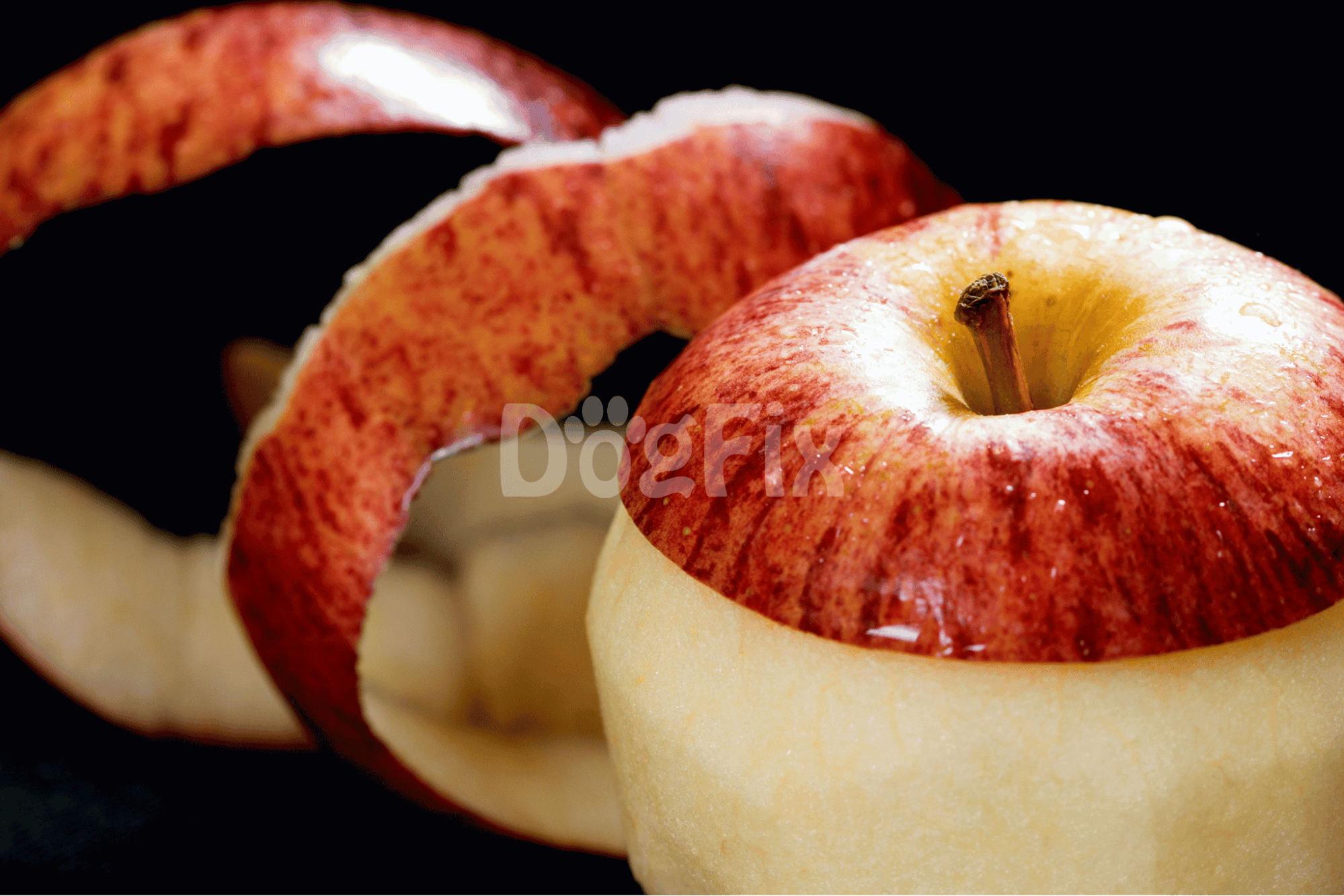 Close-up of sliced red apple with peel, perfect for healthy snack ideas.