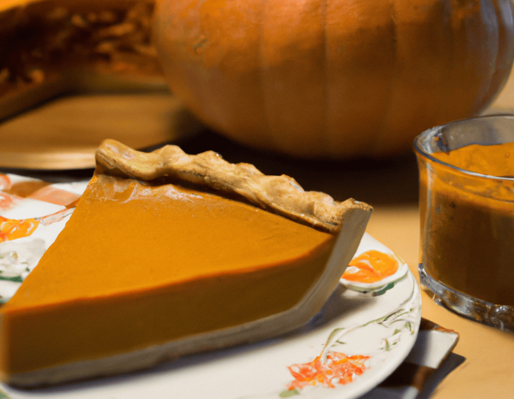 Delicious pumpkin pie made with dog-friendly ingredients, perfect for healthy treats.