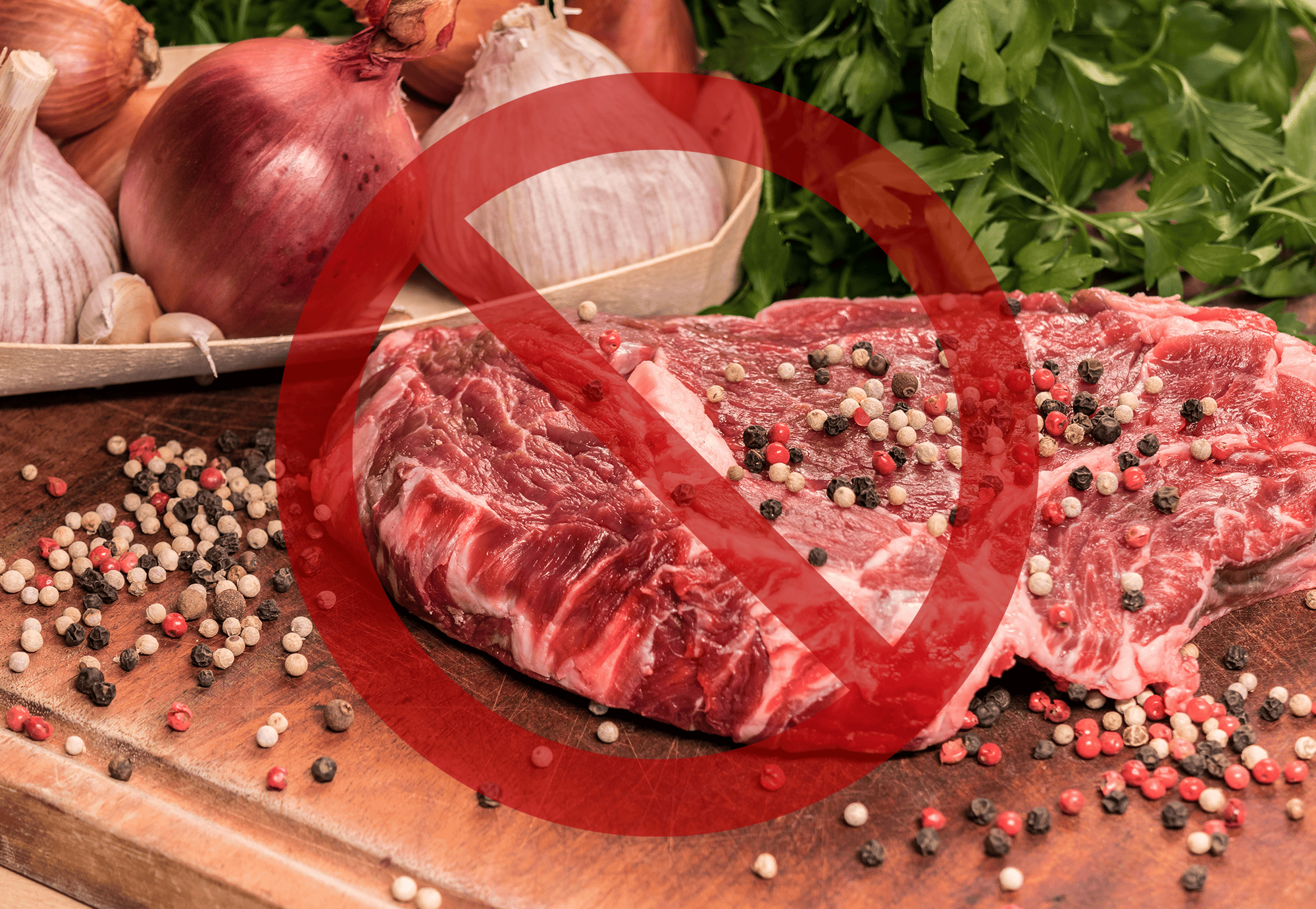 High-quality meat and spices for dog food.