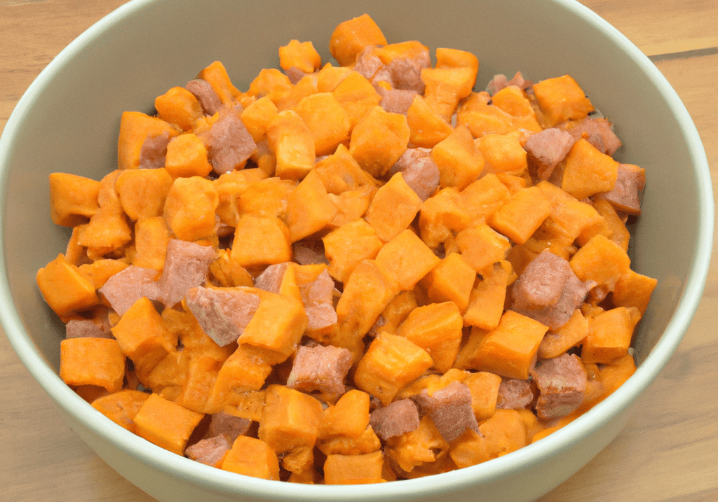 Healthy sweet potato dog food for optimal nutrition.