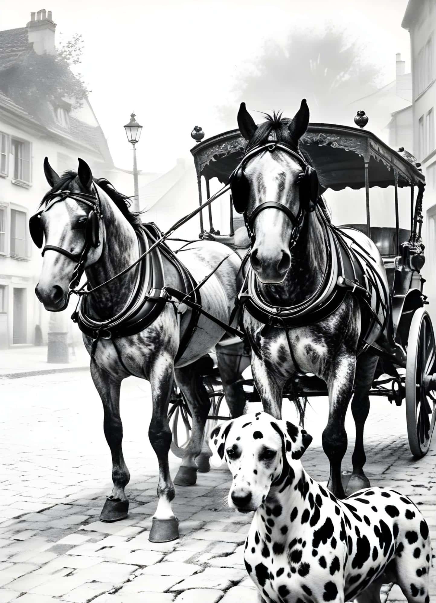 Dalmatian Fire Departments Used Them as Coach Dogs